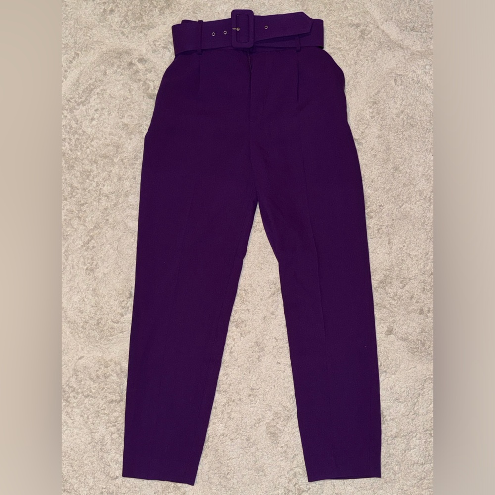 Purple tailored Zara, XS pants for sale!